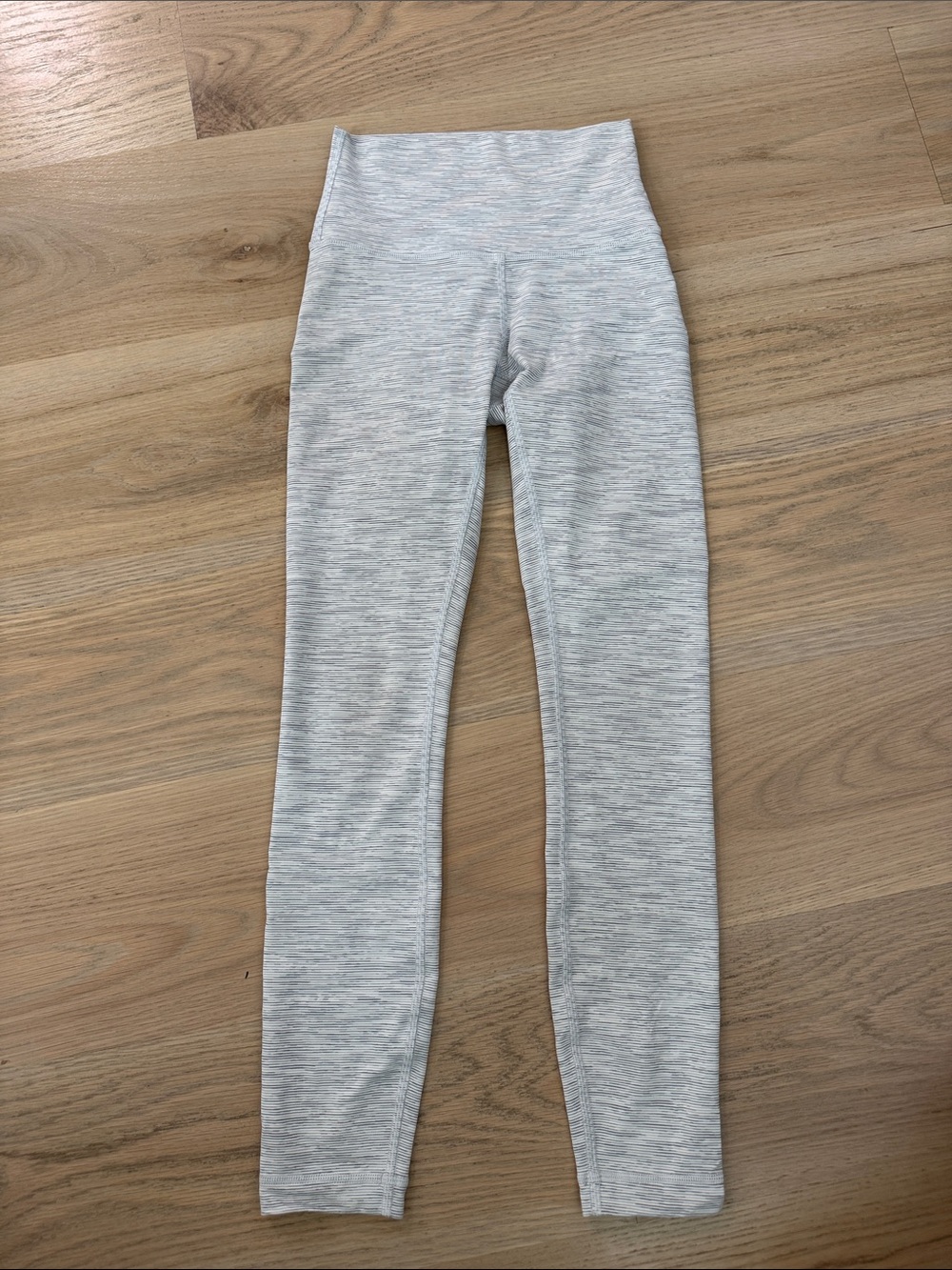 Lululemon Space Dye Heathered Grey High Rise Leggings - Size 0